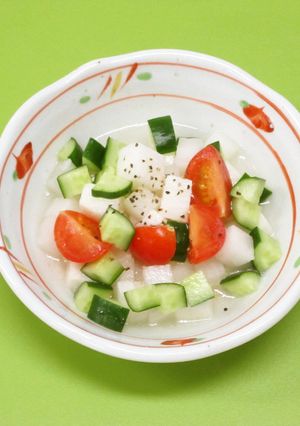 【簡単】長芋と大根のサラダ-レシピのメイン写真