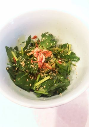 パクチーのごま油和え-レシピのメイン写真