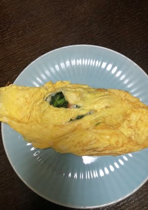 ほうれん草とウインナーのオムレツ！！-レシピのメイン写真
