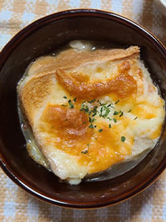 時短!甘々白ねぎでほかほかグラタンスープ-レシピのメイン写真