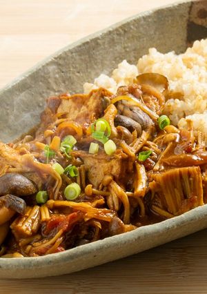 きのこたっぷり玄米ベジカレー-レシピのメイン写真