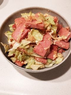 スパムとキャベツ炒め-レシピのメイン写真
