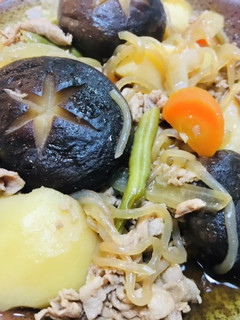 夕飯定番料理・豚肉の肉じゃが・柔らか野菜-レシピのメイン写真