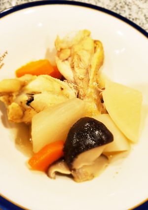 ホットクックで鶏手羽と大根の中華風煮込み-レシピのメイン写真