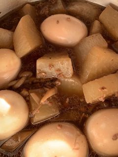 挽肉と大根ごぼうの煮物☆-レシピのメイン写真