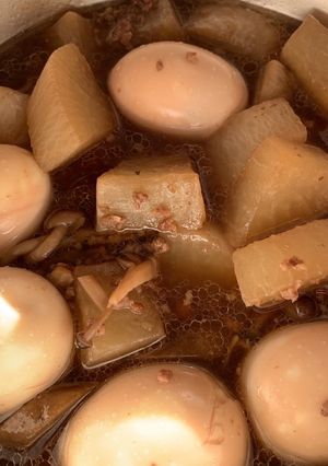 挽肉と大根ごぼうの煮物☆-レシピのメイン写真