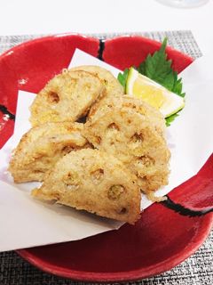 れんこんのはさみ揚げ-レシピのメイン写真