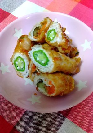 オクラの豚肉巻き-レシピのメイン写真