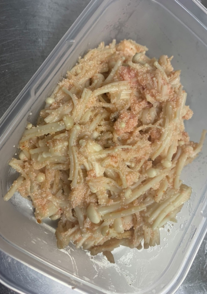 簡単お弁当☆エノキの明太マヨ炒め-レシピのメイン写真