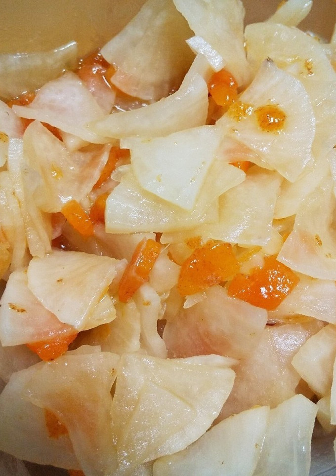 大根と柿の和え物（ハニーレモン風味）-レシピのメイン写真