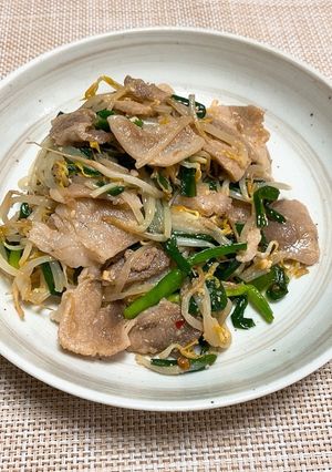 豚肉とニラ味噌炒め-レシピのメイン写真