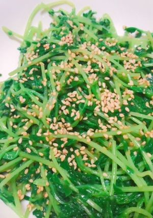 豆苗のナムル-レシピのメイン写真