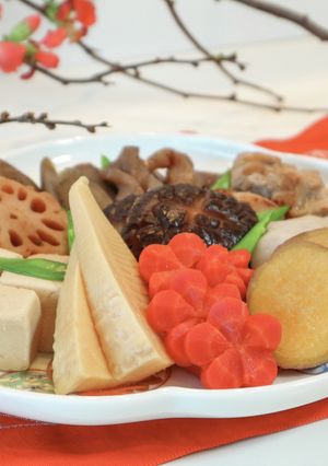 煮しめ2　椎茸・鶏肉・ごぼう・こんにゃく-レシピのメイン写真