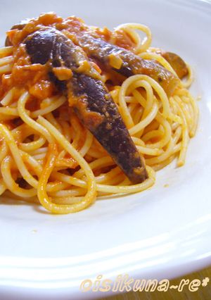 トマトソース缶で☆茄子とチーズのパスタ-レシピのメイン写真