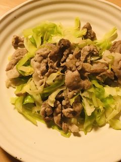 豚肉&キャベツのアッサリ炒め-レシピのメイン写真