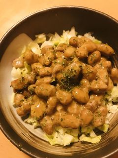 毎日の納豆●みじん切りキャベツたっぷりの-レシピのメイン写真