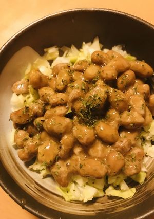 毎日の納豆●みじん切りキャベツたっぷりの-レシピのメイン写真