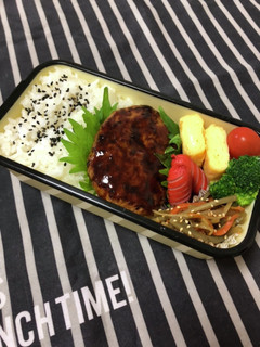 男子高校生弁当★102ハンバーグ弁当-レシピのメイン写真