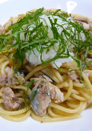 秋刀魚定食なパスタ！-レシピのメイン写真