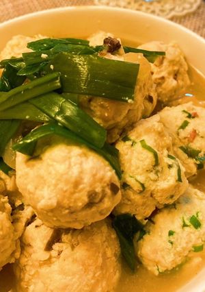 椎茸とネギの豆腐肉団子-レシピのメイン写真