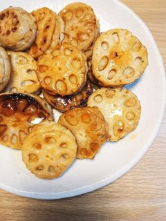 レンコンのはさみ焼き-レシピのメイン写真