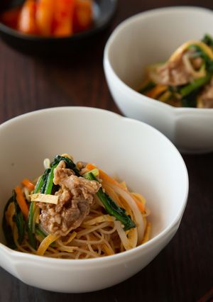 和えるだけで簡単！ビビンバ風ビーフン-レシピのメイン写真