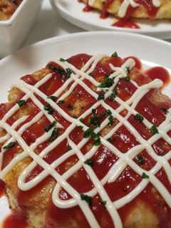 お二人さんの☆白菜の洋風お焼き!-レシピのメイン写真