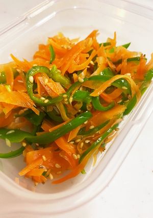 にんじんとピーマンのナムル♪ お弁当に！-レシピのメイン写真