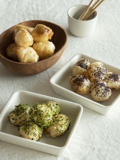 電子レンジでお手軽おかき-レシピのメイン写真