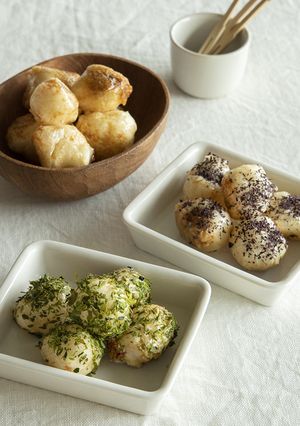 電子レンジでお手軽おかき-レシピのメイン写真