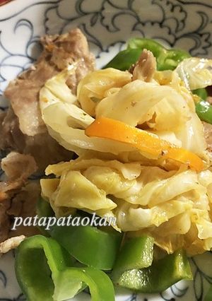 キャベツと豚肉のピリ辛炒め-レシピのメイン写真