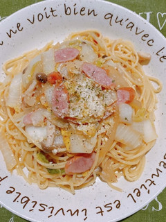 ☆★白菜とウインナーじめじのパスタ☆★-レシピのメイン写真