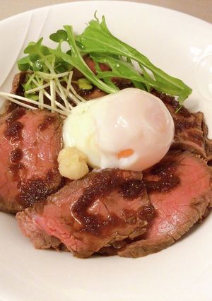 ローストビーフ丼-レシピのメイン写真