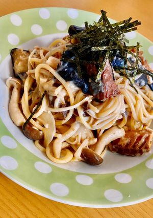 さば味噌のクリームパスタ-レシピのメイン写真