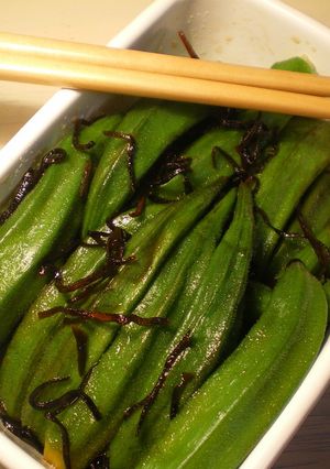 超簡単☆オクラの中華風ポン漬け-レシピのメイン写真