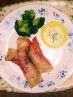 海老と青紫蘇とチーズの洋風春巻き-レシピのメイン写真