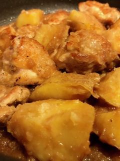 鶏肉とじゃがいものおろし玉ねぎ煮-レシピのメイン写真