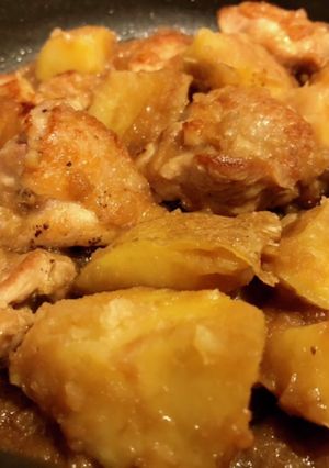 鶏肉とじゃがいものおろし玉ねぎ煮-レシピのメイン写真