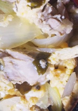 #お味噌汁アレンジ　余った味噌汁で親子丼-レシピのメイン写真