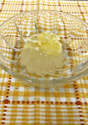 はちみつレモン寒天-レシピのメイン写真