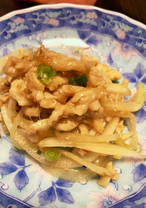 鶏皮梅ポン和え-レシピのメイン写真