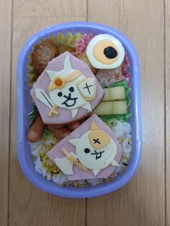 にゃんこ大戦争 キャラ弁③-レシピのメイン写真