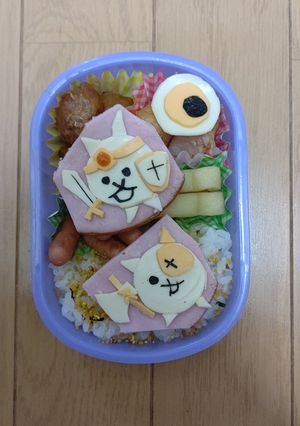 にゃんこ大戦争 キャラ弁③-レシピのメイン写真