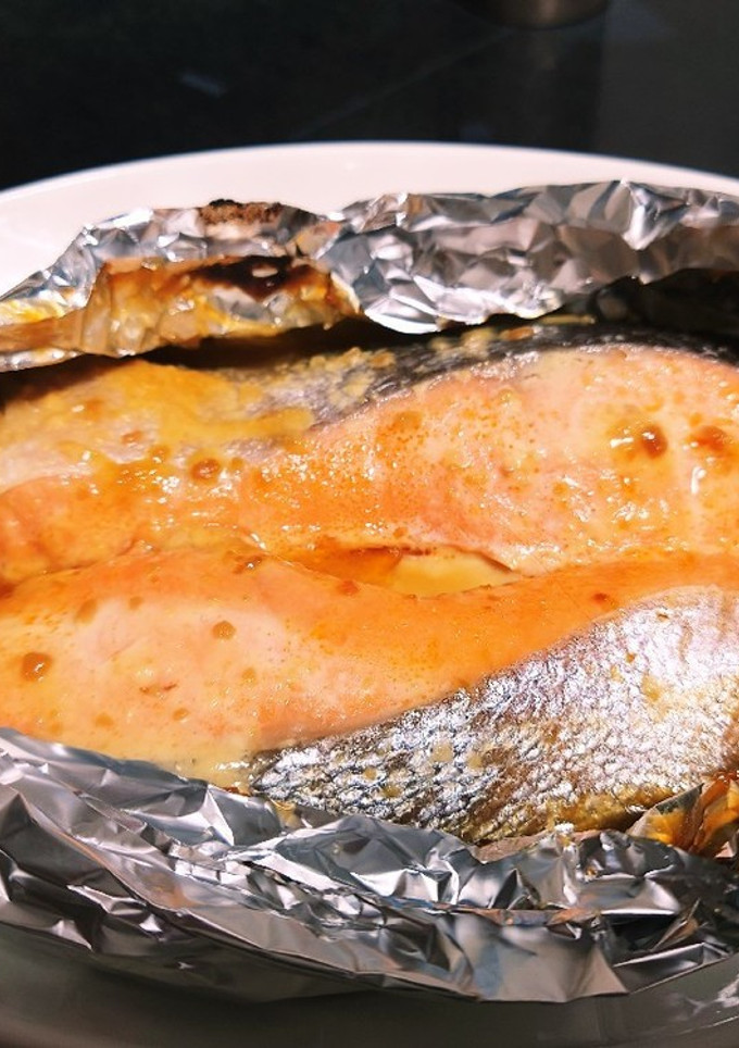 トースターで簡単!!鮭の味噌マヨ焼き-レシピのメイン写真