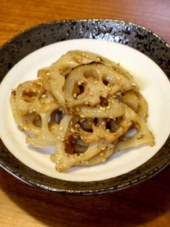 れんこんのきんぴら 〜ごま風味〜-レシピのメイン写真