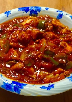 鶏肉のトマト煮込み-レシピのメイン写真