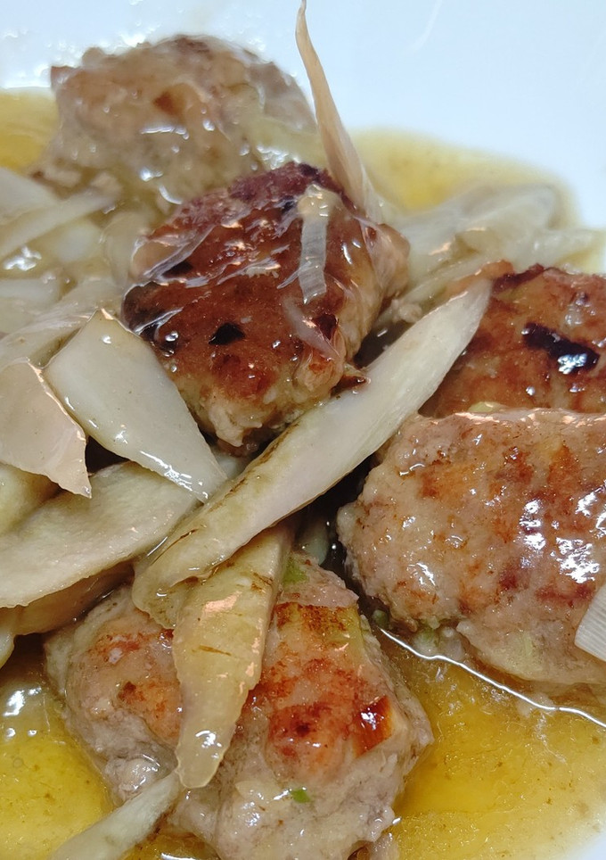 肉団子とごぼうの和風あんかけ-レシピのメイン写真