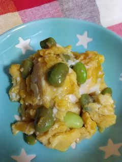 卵と枝豆のバター炒め-レシピのメイン写真