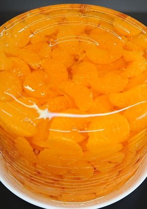 超特大!みかん缶ゼリー【3kg】-レシピのメイン写真