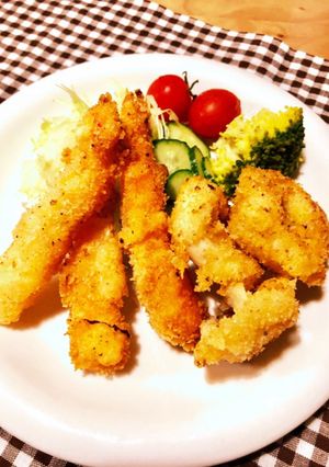 ☆チーズ風味のイカフライ-レシピのメイン写真